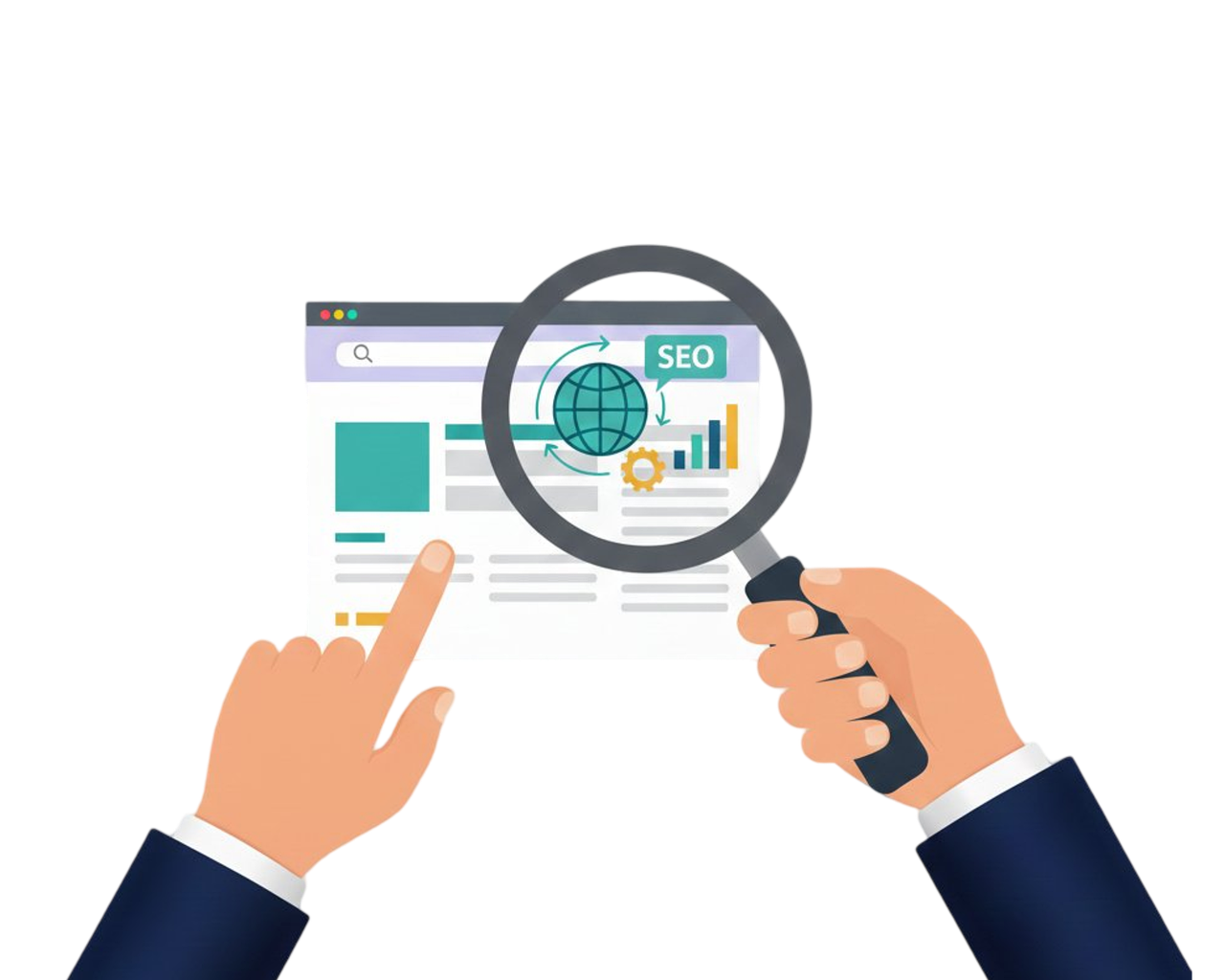 AI-powered SEO workflow visualized through NitroSpark's integrated platform.